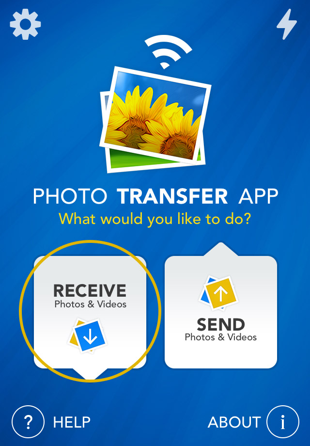 connect photo transfer app