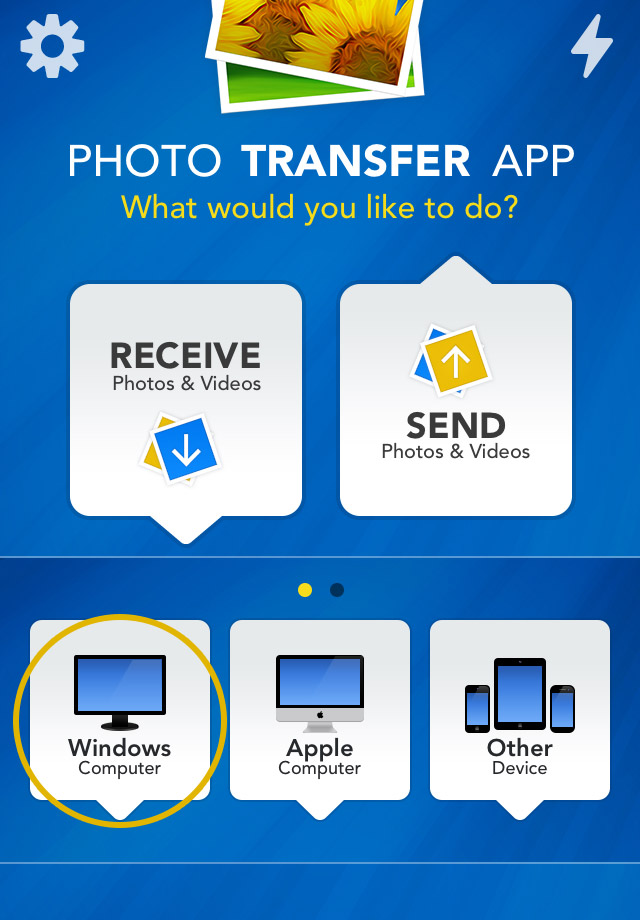 connect photo transfer app