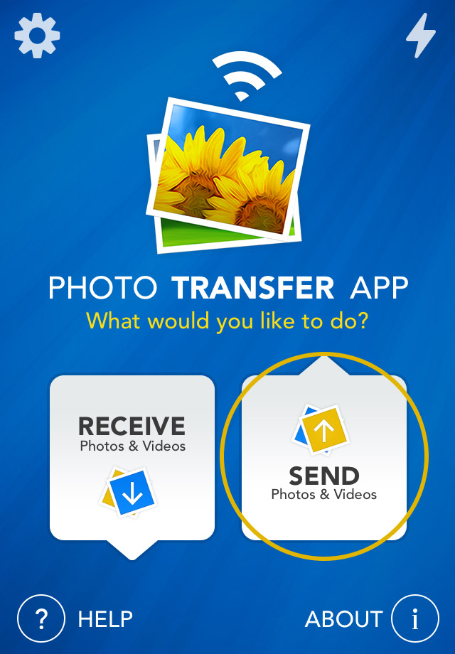 Photo Transfer App | iPhone Help Pages - Transfer from iDevice to