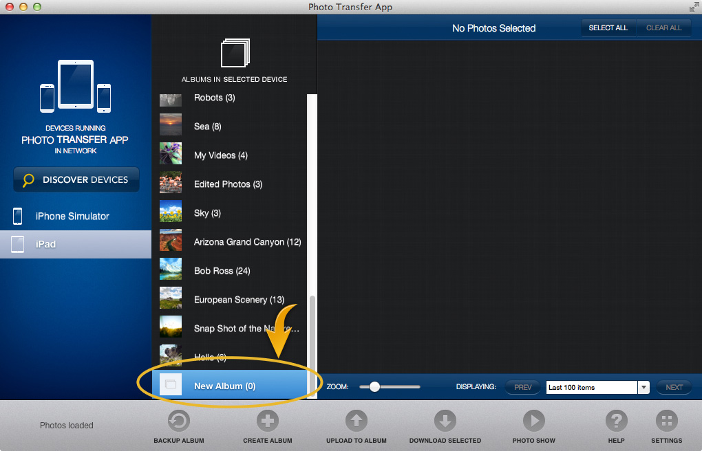 download photos from ipad to mac