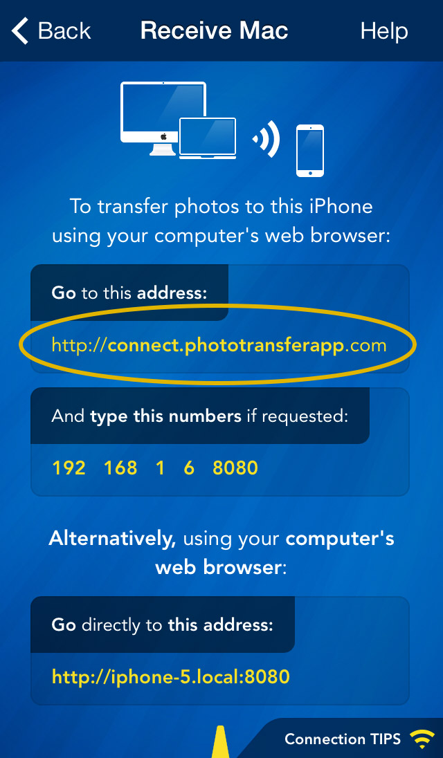 transfer photos from android to mac wi-fi