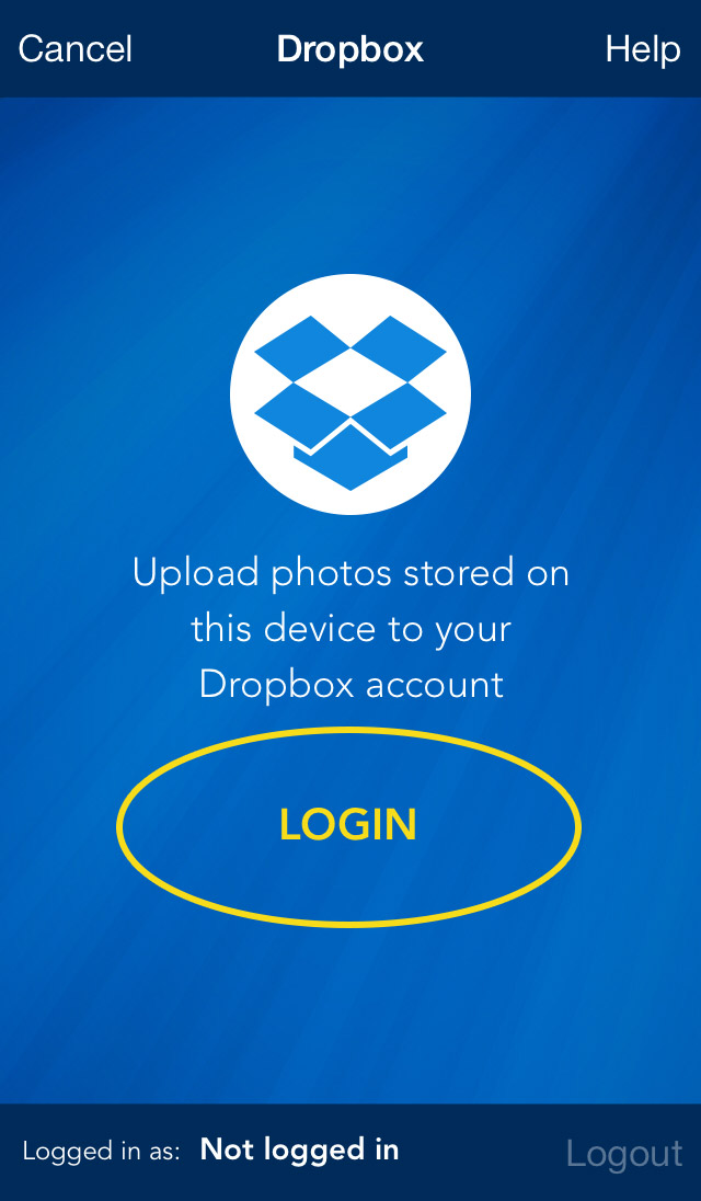 log out of dropbox desktop app