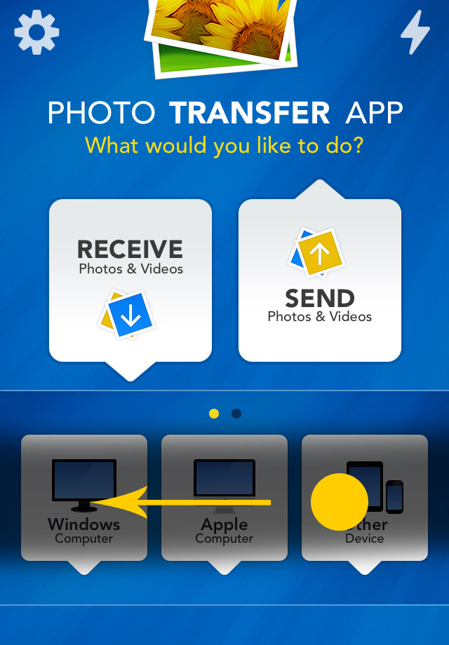 incomplete stream photo transfer app android